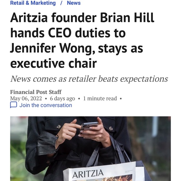 Latest Aritzia News - Picture 2 of 4
